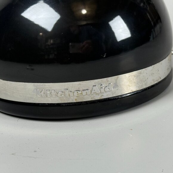 KitchenAid Black Stainless Steel Whistling Tea Kettle With Handle & Spout Cover - Picture 8 of 8